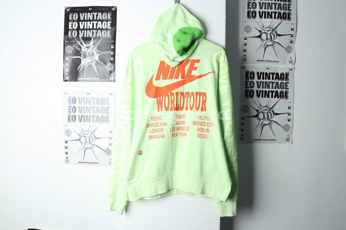 (2XL) 나이키 후드티셔츠 작은데미지 월드투어 한정--6