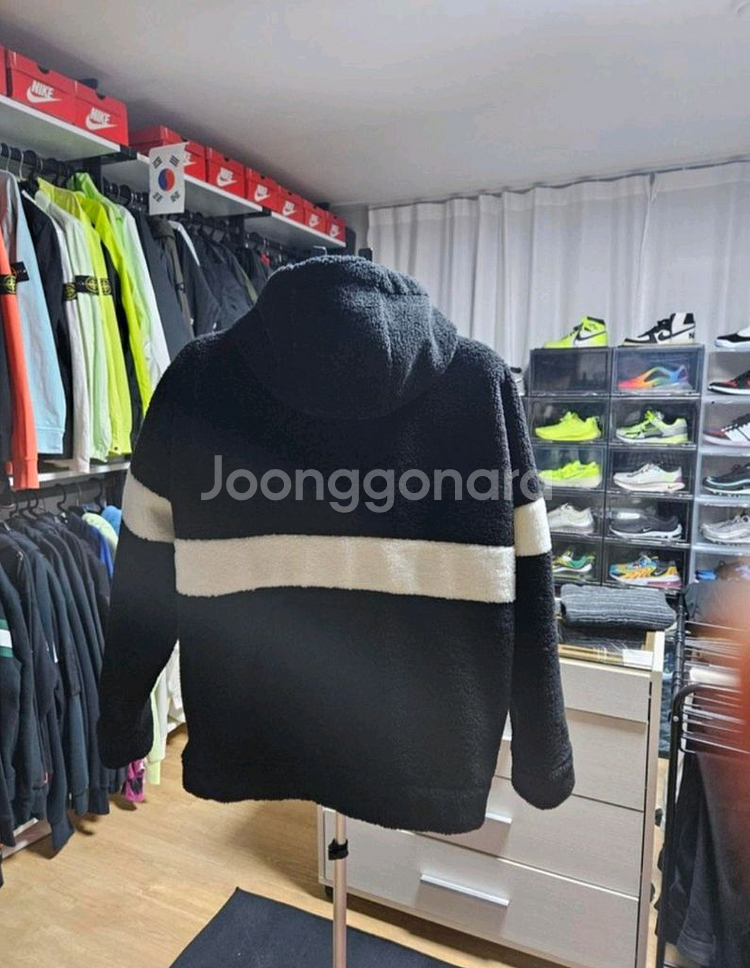 스파이더 블랙 후리스집업 정품(새상품) 남녀공용--1