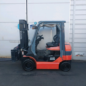 도요다 전동지게차 2.5톤 자동발장착 회전포크장착