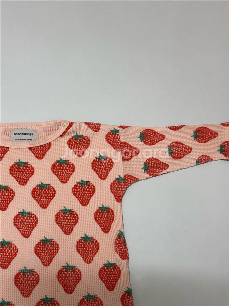 보보쇼즈 딸기 와플 티셔츠 12-18m--3