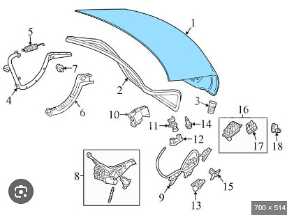 벤츠 S 트렁크 신품--0