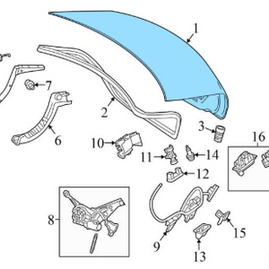 벤츠 S 트렁크 신품