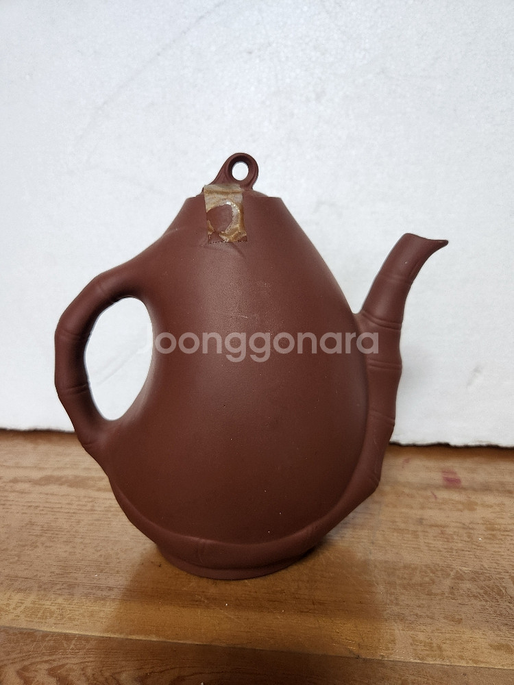 국산 대죽도 호랑이 자사호주전자--3