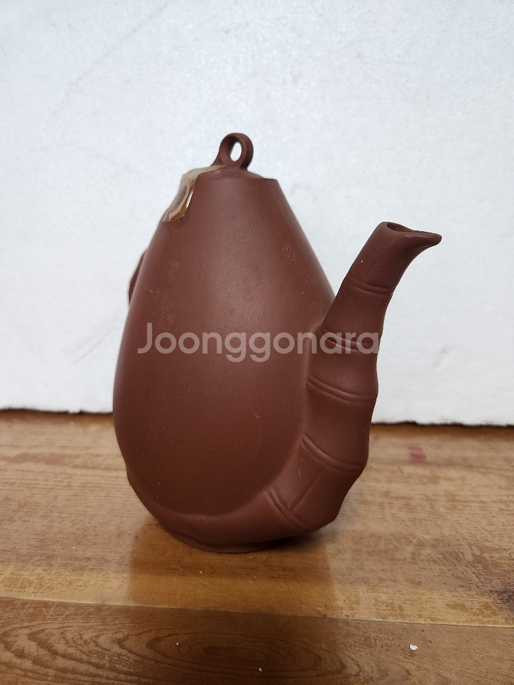 국산 대죽도 호랑이 자사호주전자--4