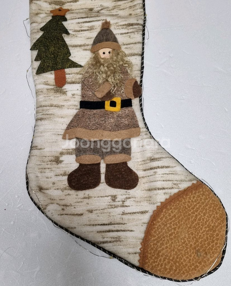 크리스마스 벽걸이 양말--4
