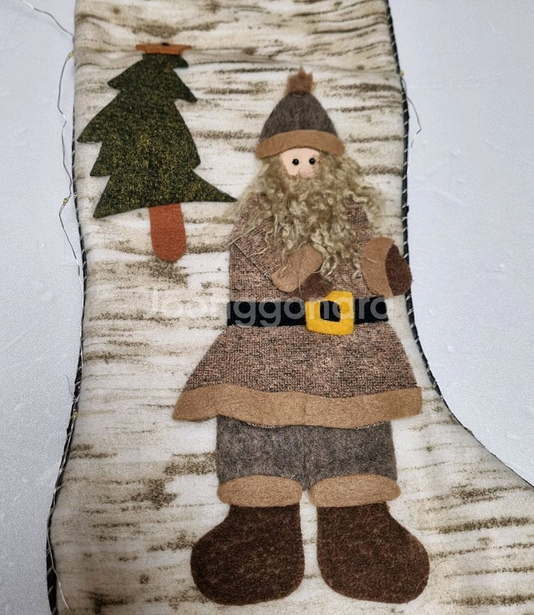 크리스마스 벽걸이 양말--3