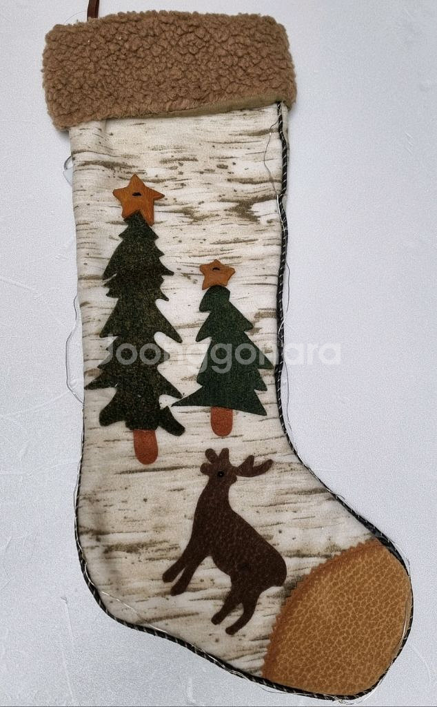 크리스마스 벽걸이 양말--2