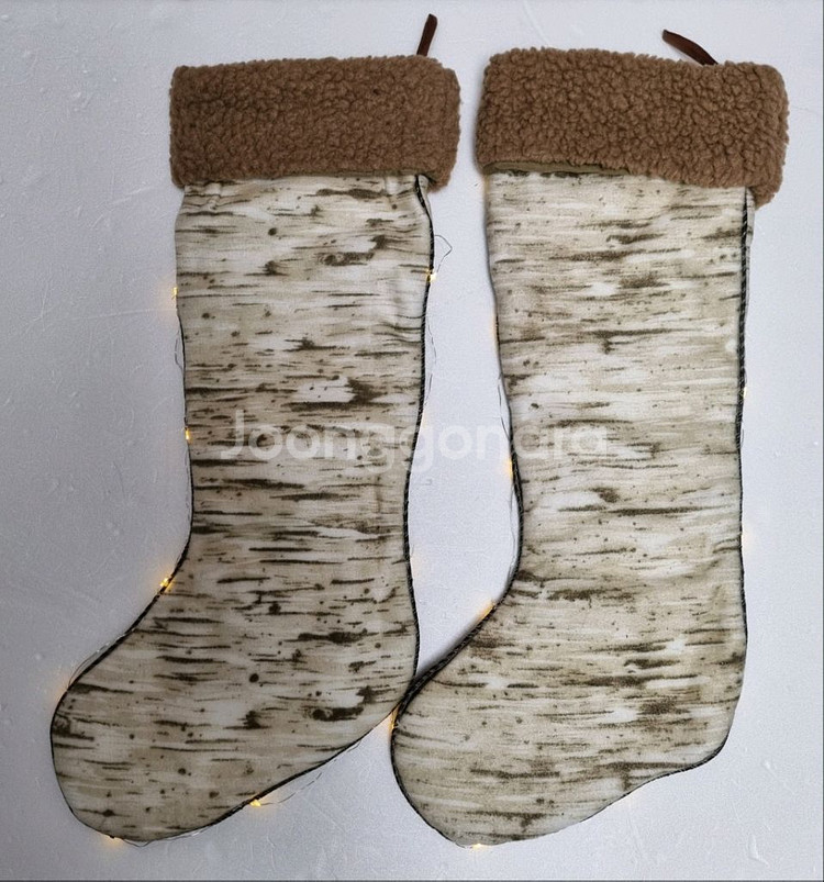 크리스마스 벽걸이 양말--5