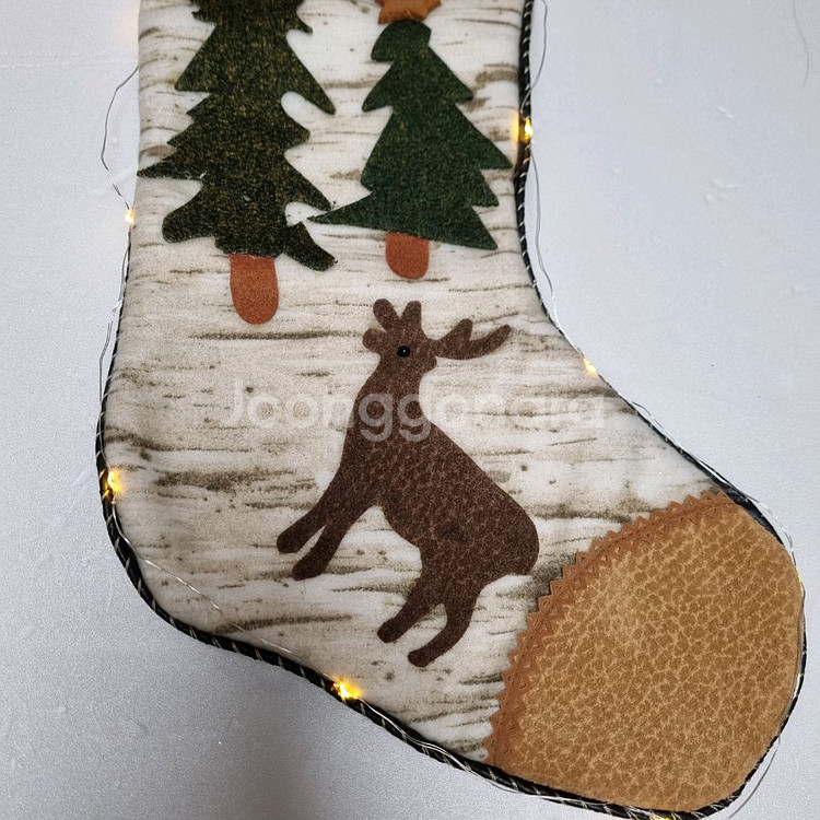 크리스마스 벽걸이 양말--7