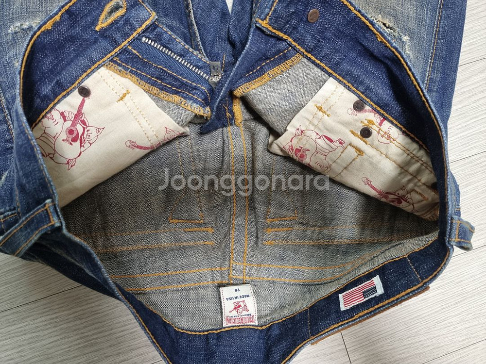 [29~30]트루릴리전 워싱 디스덧댐 데님팬츠--6