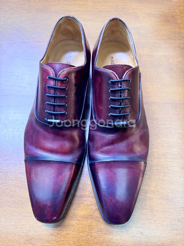 [명품구두]맥나니Magnanni 남성옥스포드 가죽 41--0