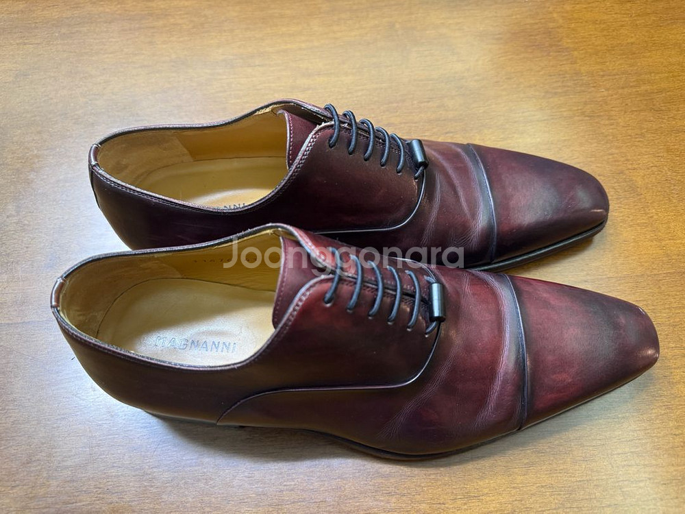 [명품구두]맥나니Magnanni 남성옥스포드 가죽 41--1