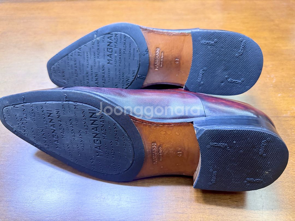 [명품구두]맥나니Magnanni 남성옥스포드 가죽 41--3