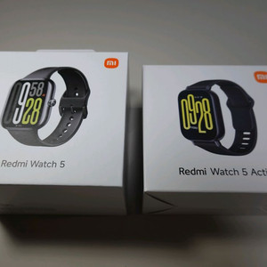 레드미워치5, 레드미워치5 액티브 (블랙, 일괄판매)