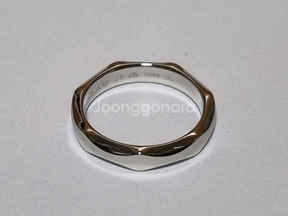 불가리 인피니토 1다이아 플래티늄 47호 반지 풀박스--7