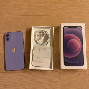 아이폰 12 라벤더 (무음카메라) 256gb 풀박스