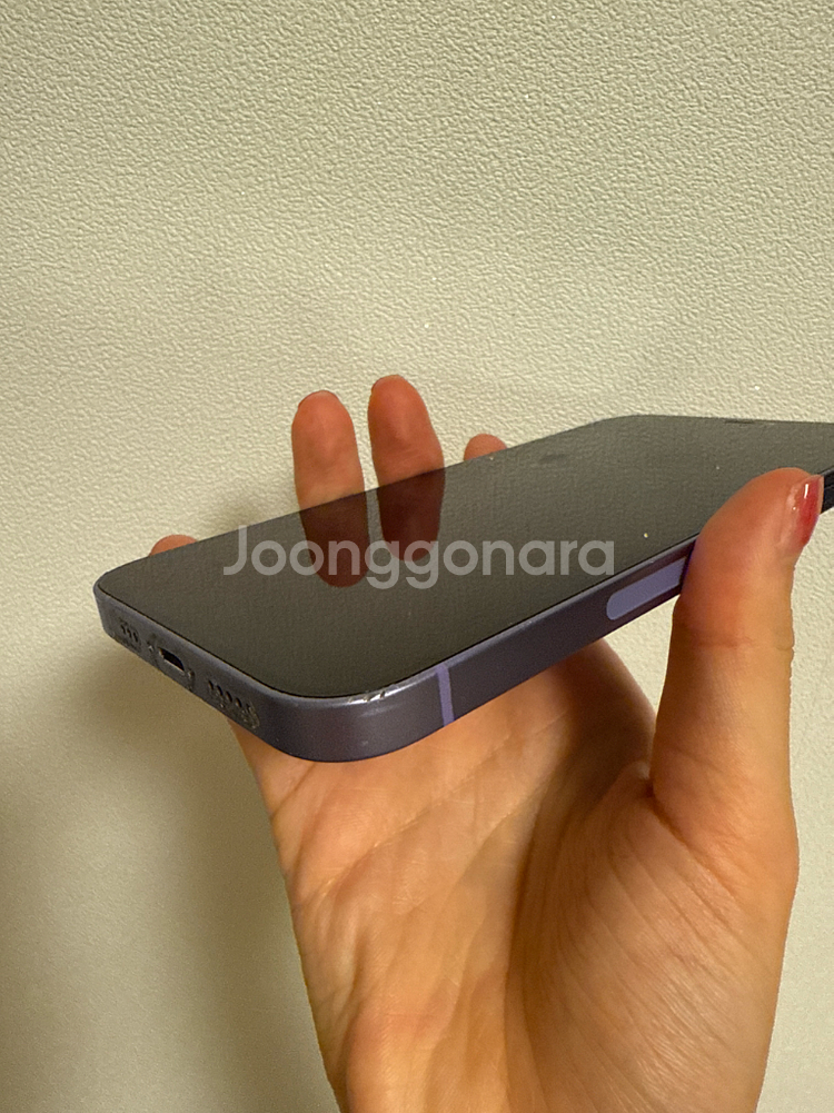 아이폰 12 라벤더 (무음카메라) 256gb 풀박스--2