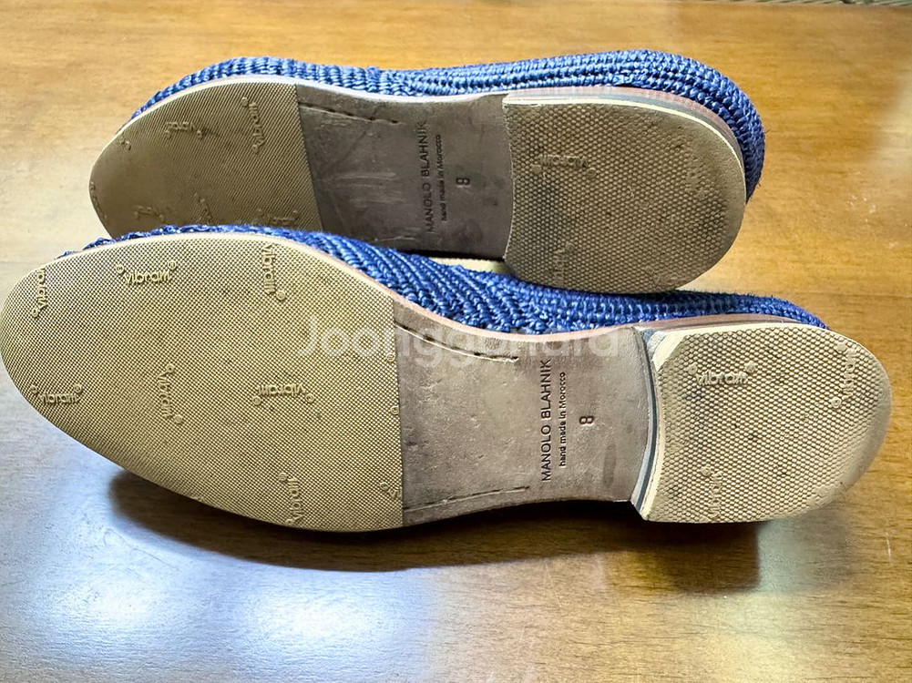 [명품구두]마놀로블라닉Manolo Blahnik라피아8--3