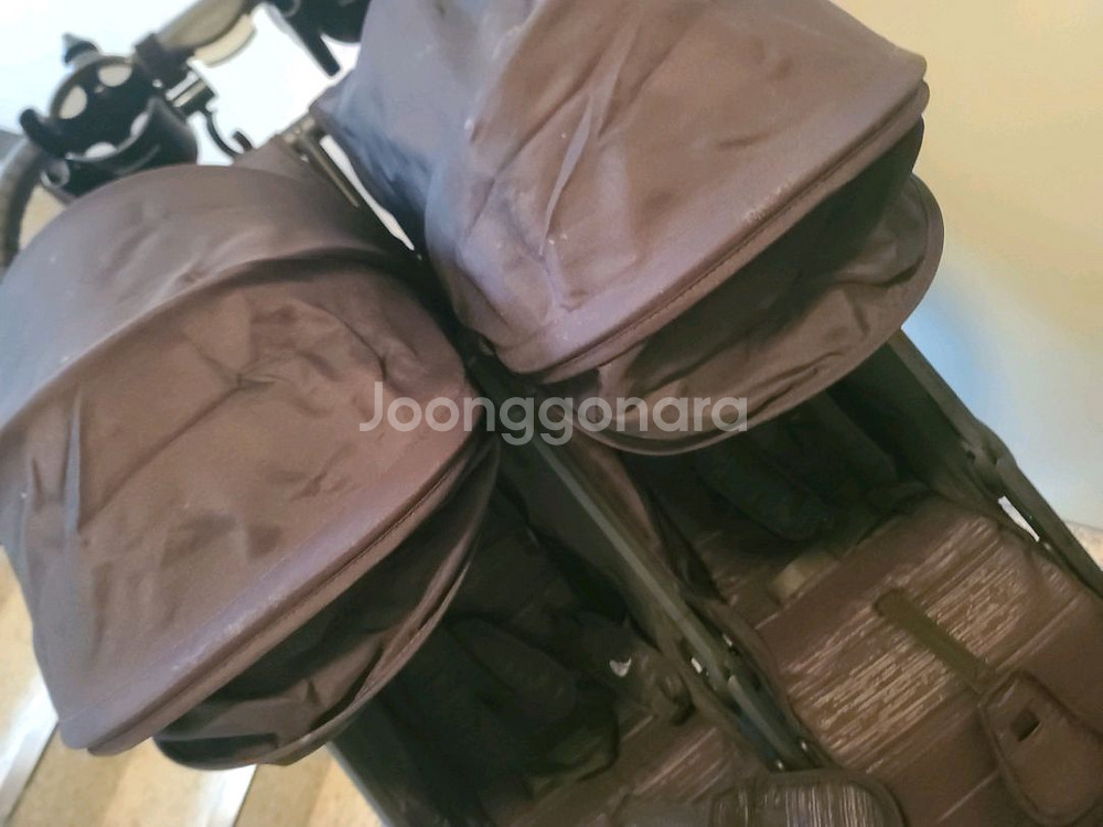 베이비 조거 쌍둥이 유모차 폴더블 접이식--3