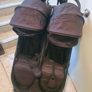 베이비 조거 쌍둥이 유모차 폴더블 접이식