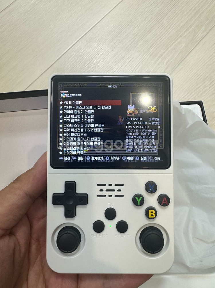 R36S 게임기 + 한글 한방팩 64기가--1