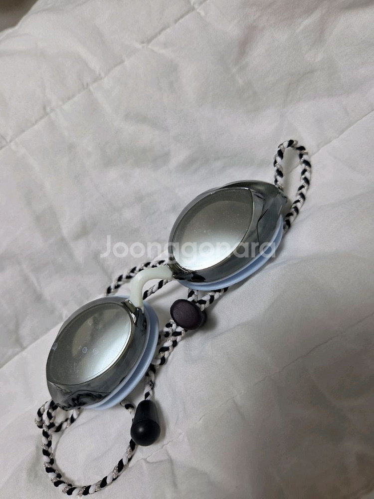 스피도 우먼스 뱅퀴셔 3.0 미러 수경 블루그레이--7