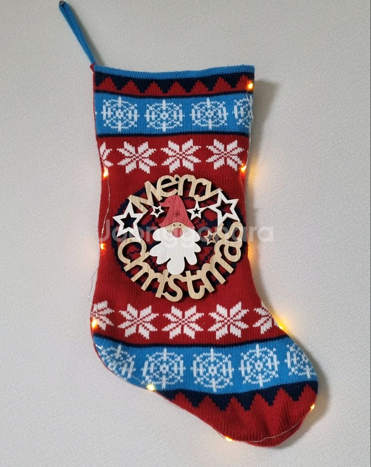 크리스마스 벽걸이 양말--0