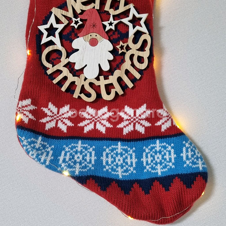 크리스마스 벽걸이 양말--5