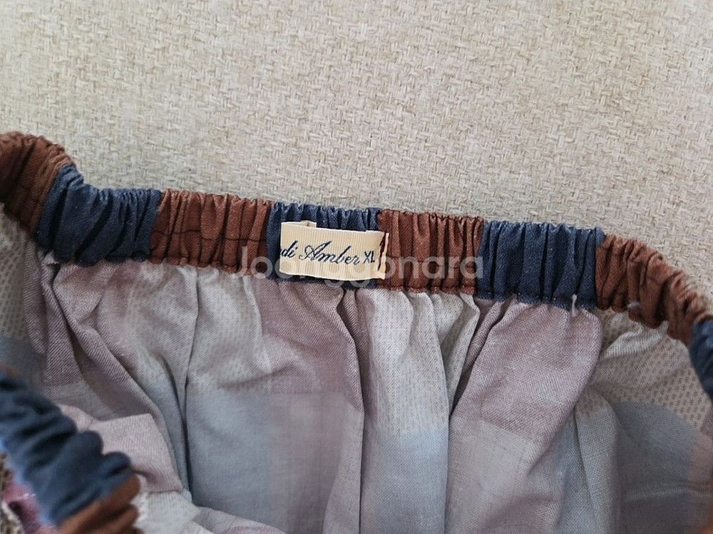 마르디엠버 가을 체크 스커트 XL사이즈(7-9세)--2