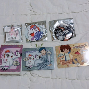 일괄)디지몬 어드벤쳐 정석&쉬라몬 굿즈세트