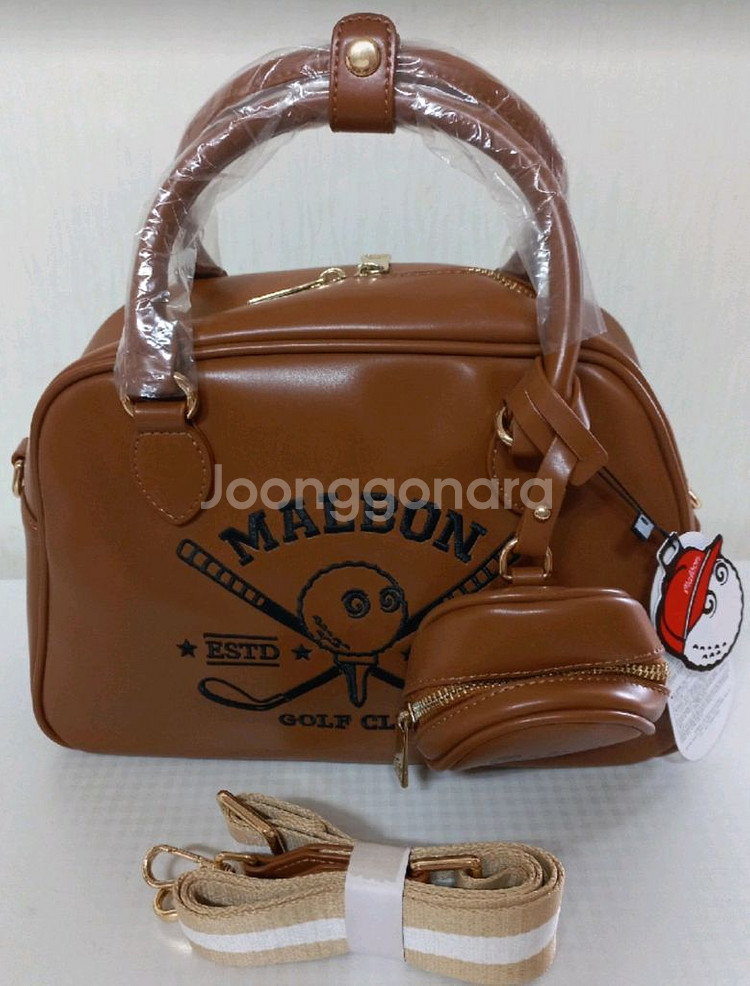 말본 카트백 브라운 팝니다 토트백 파우치 손가방--0