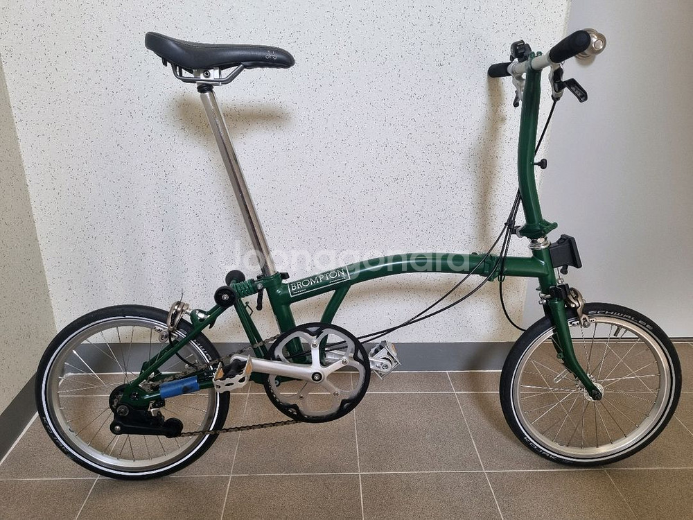 브롬톤 레이싱그린 미니벨로 자전거 팝니다--1