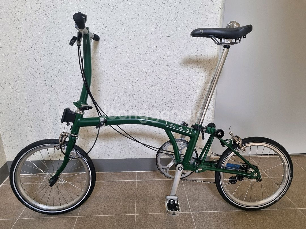 브롬톤 레이싱그린 미니벨로 자전거 팝니다--2