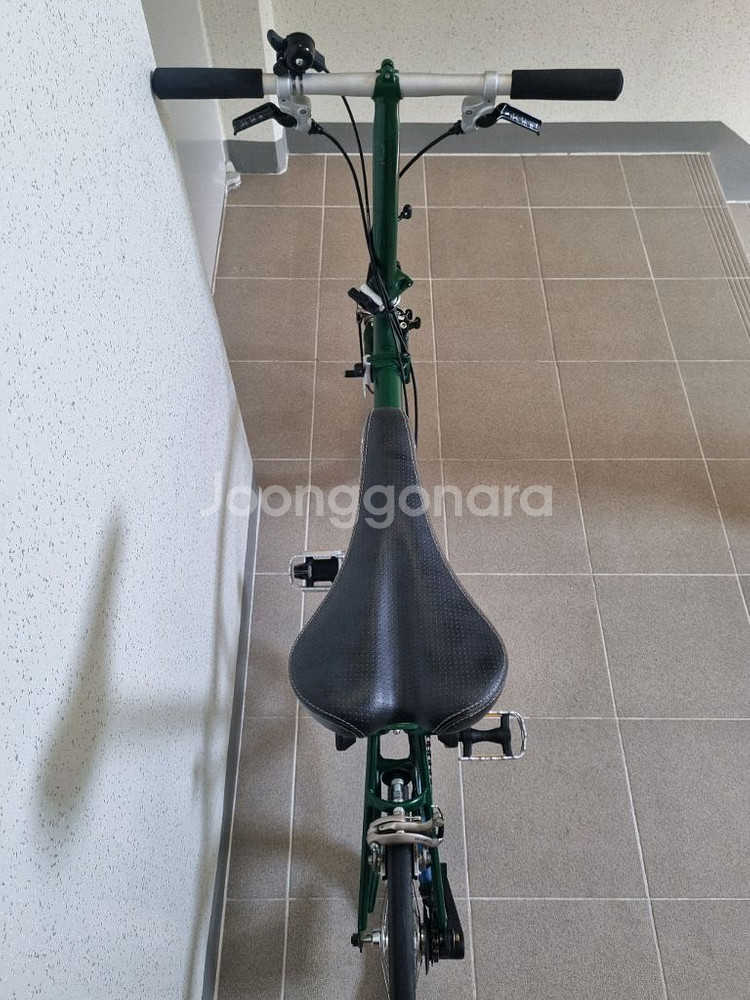 브롬톤 레이싱그린 미니벨로 자전거 팝니다--6