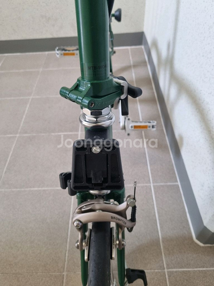 브롬톤 레이싱그린 미니벨로 자전거 팝니다--5