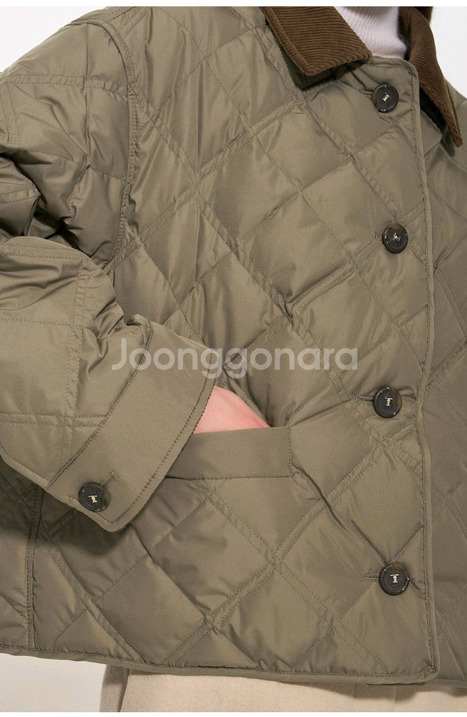 타임 퀼팅 구스 다운 점퍼(더캐시미어 시스템 한섬)--2