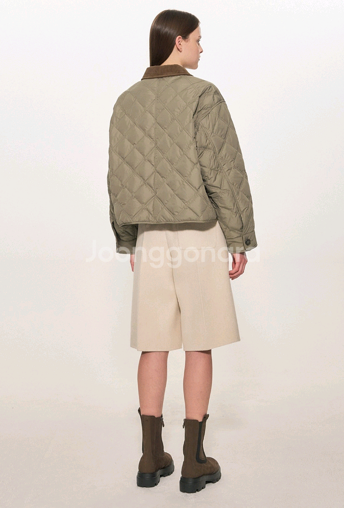 타임 퀼팅 구스 다운 점퍼(더캐시미어 시스템 한섬)--3