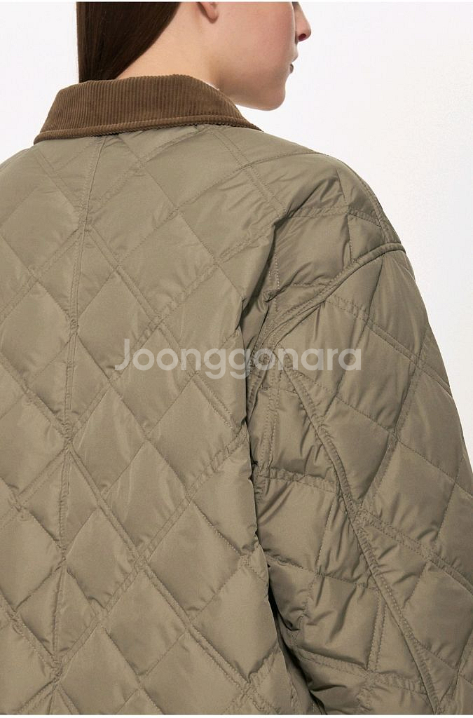 타임 퀼팅 구스 다운 점퍼(더캐시미어 시스템 한섬)--1