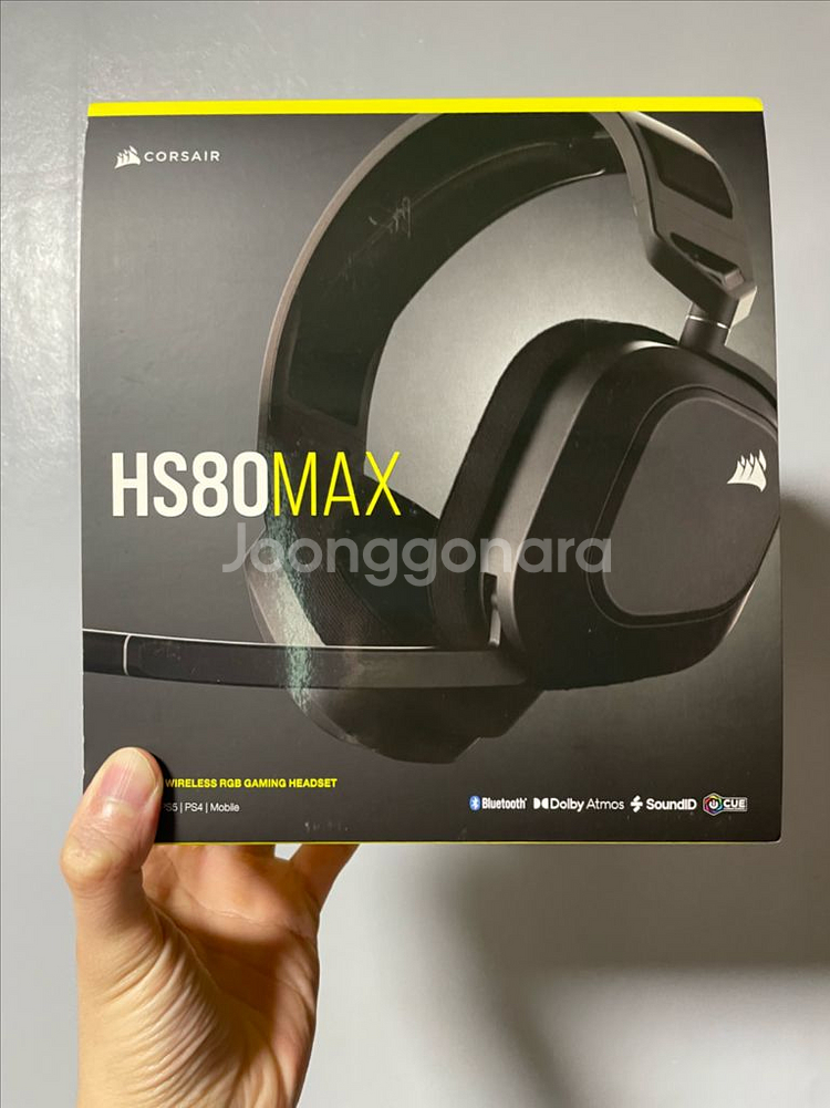 커세어 hs80max 헤드셋--0