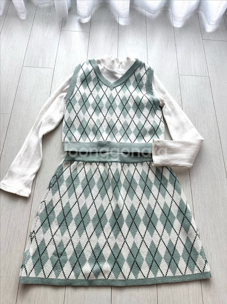 cupcakes and cashmere 유아 니트스커트--1