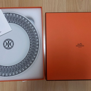 에르메스 H Deco 접시 2p