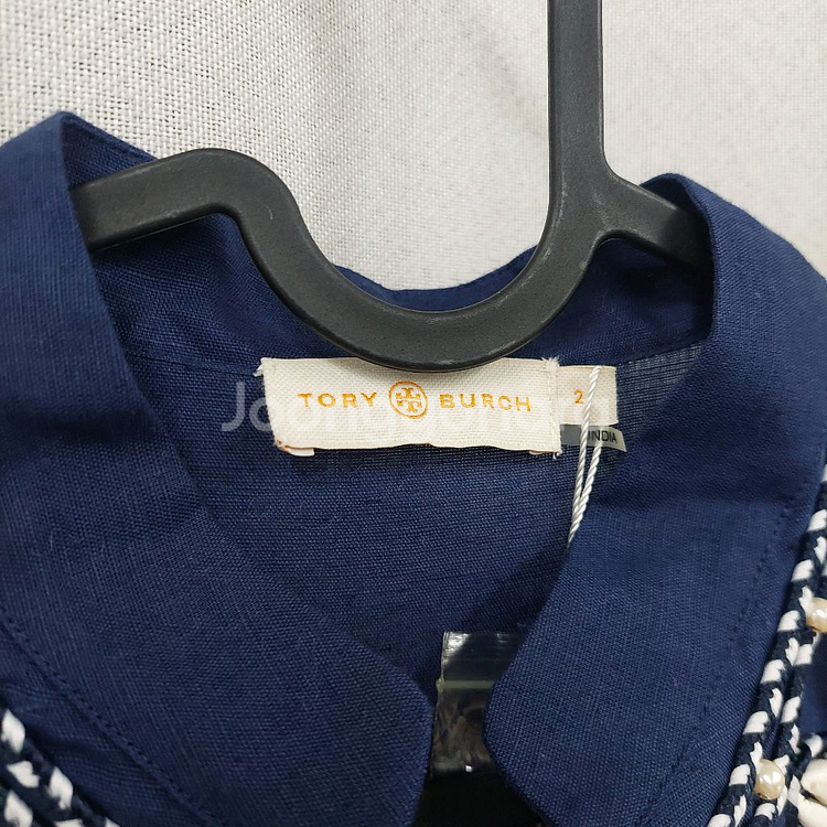 토리버치 진주 튜닉 블라우스--1