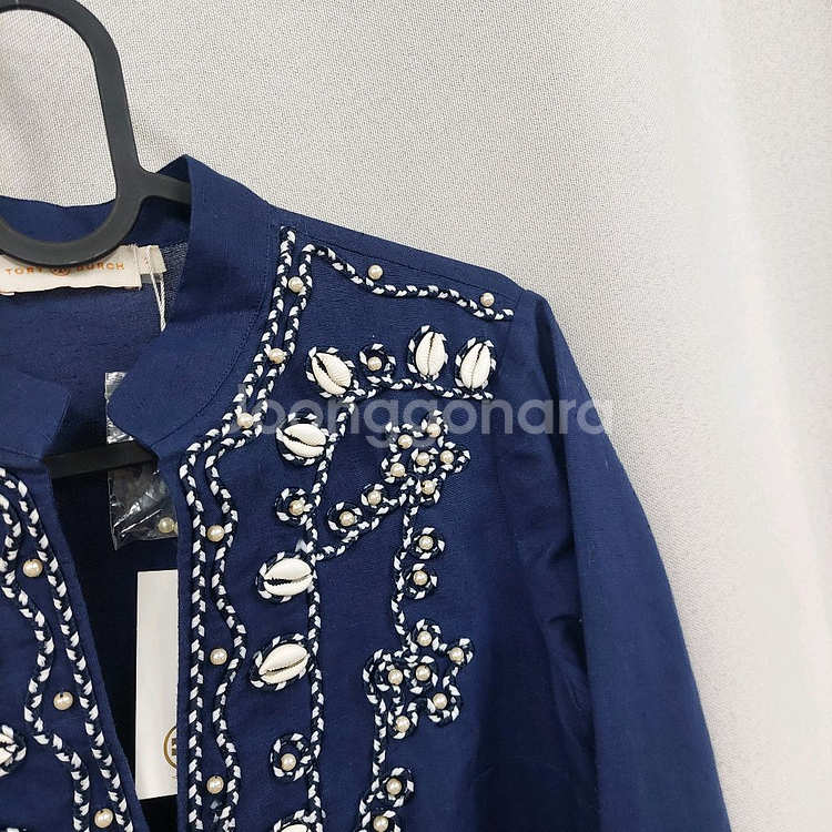 토리버치 진주 튜닉 블라우스--2