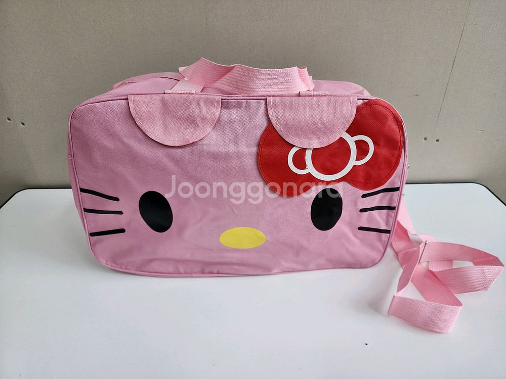 헬로키티 핑크색 보스턴가방--1