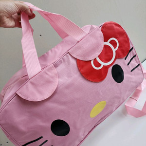 헬로키티 핑크색 보스턴가방