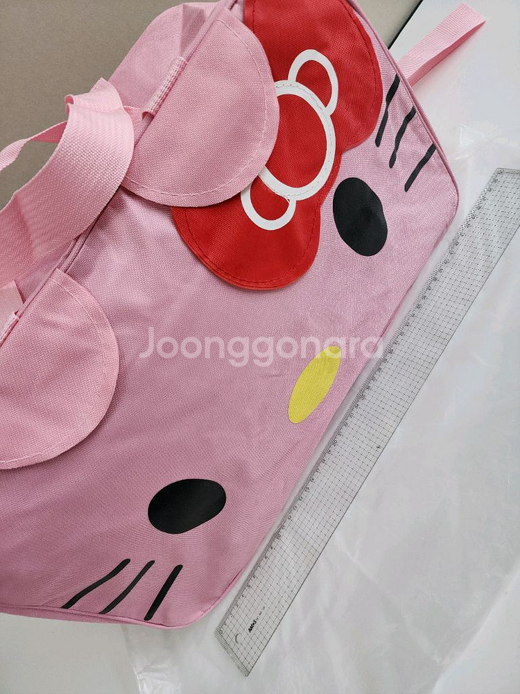 헬로키티 핑크색 보스턴가방--5