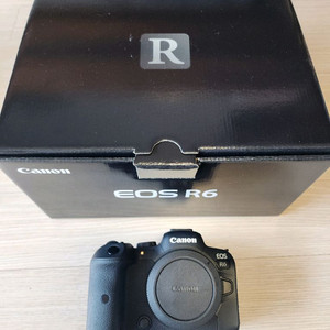 캐논코리아 정품 eos r6 바디 박스셋 a급 팝니다