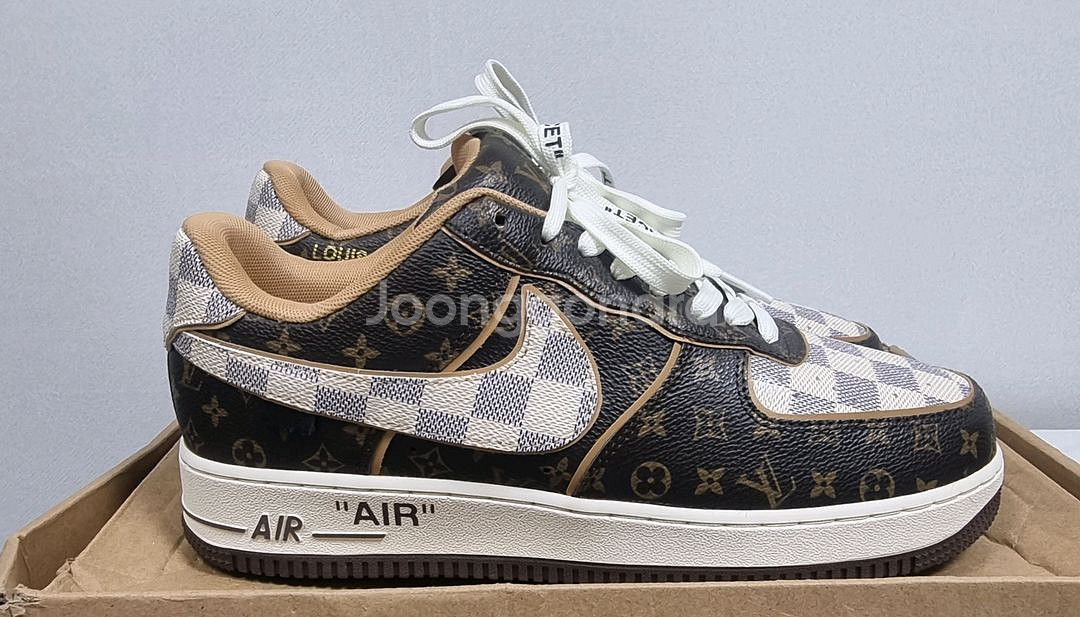 루이비통 x 나이키 에어포스 1 바이 버질 아블로 모노--0