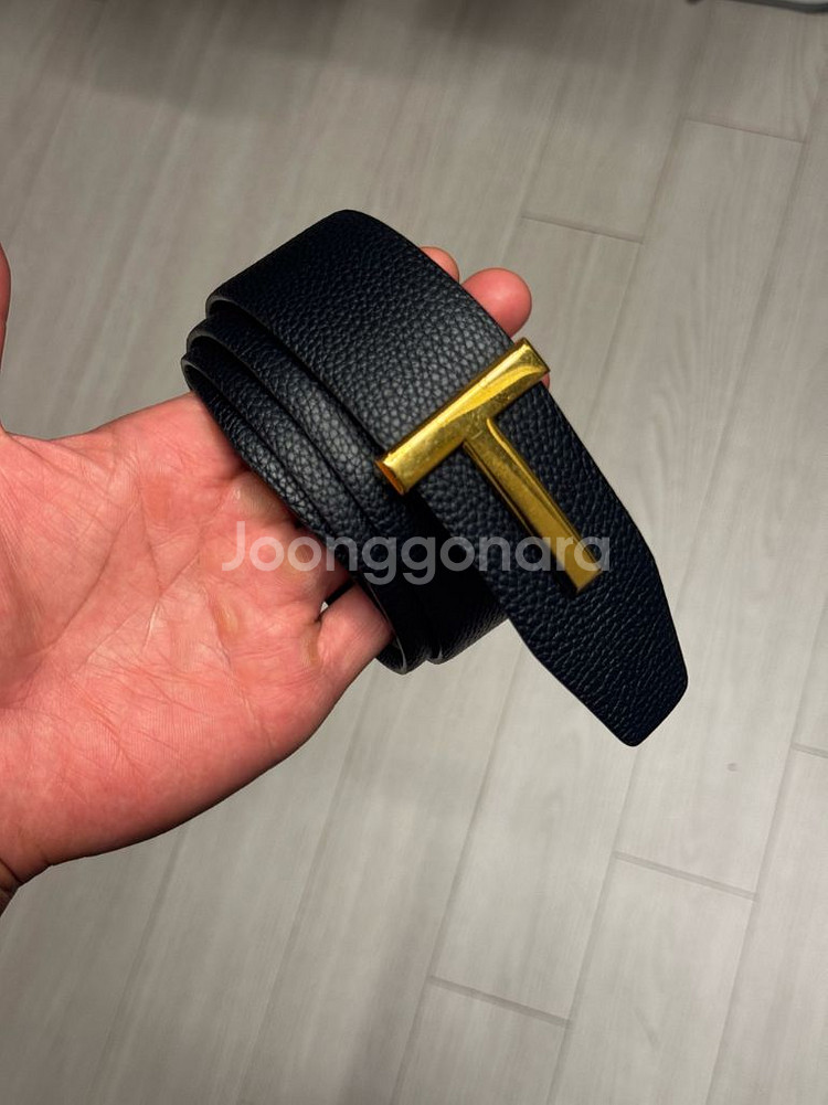 90사이즈 톰포드 금장벨트--0