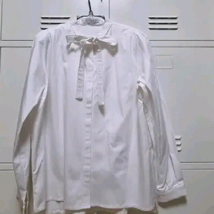 타이 블라우스 셔츠 - 화이트,프리